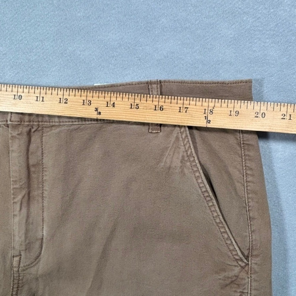 American Eagle Women's‎ Tan Carpenter Pants 20W High Rise Straight Utility Cargo - Picture 9 of 16